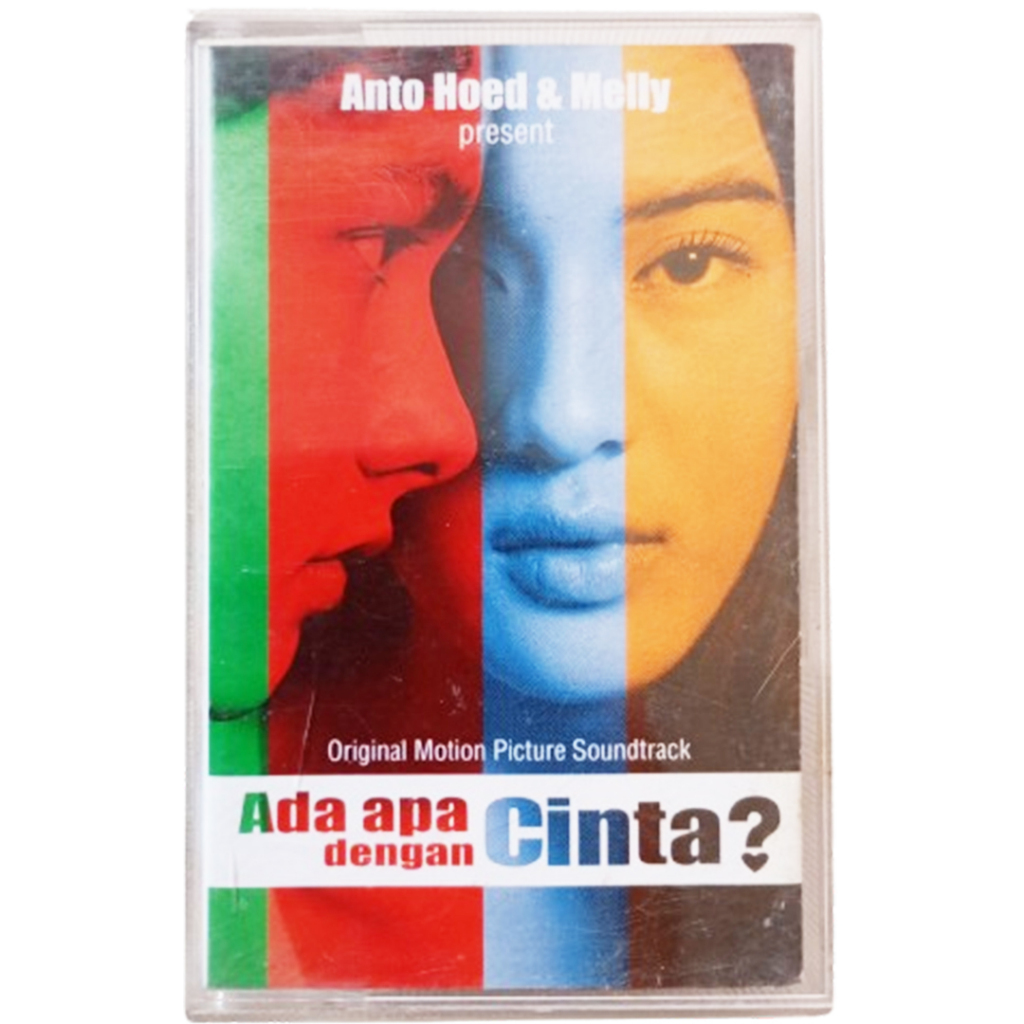 kaset pita - AADC ada apa dengan cinta - Melly Goeslow dan Anto Hoed - ost film soundtrack aadc