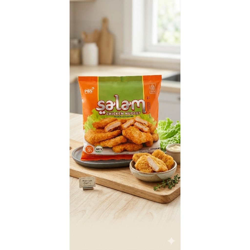 Salam Naget Ayam [ Nugget ayam 250gr ] Chicken Nugget Salam 250gr