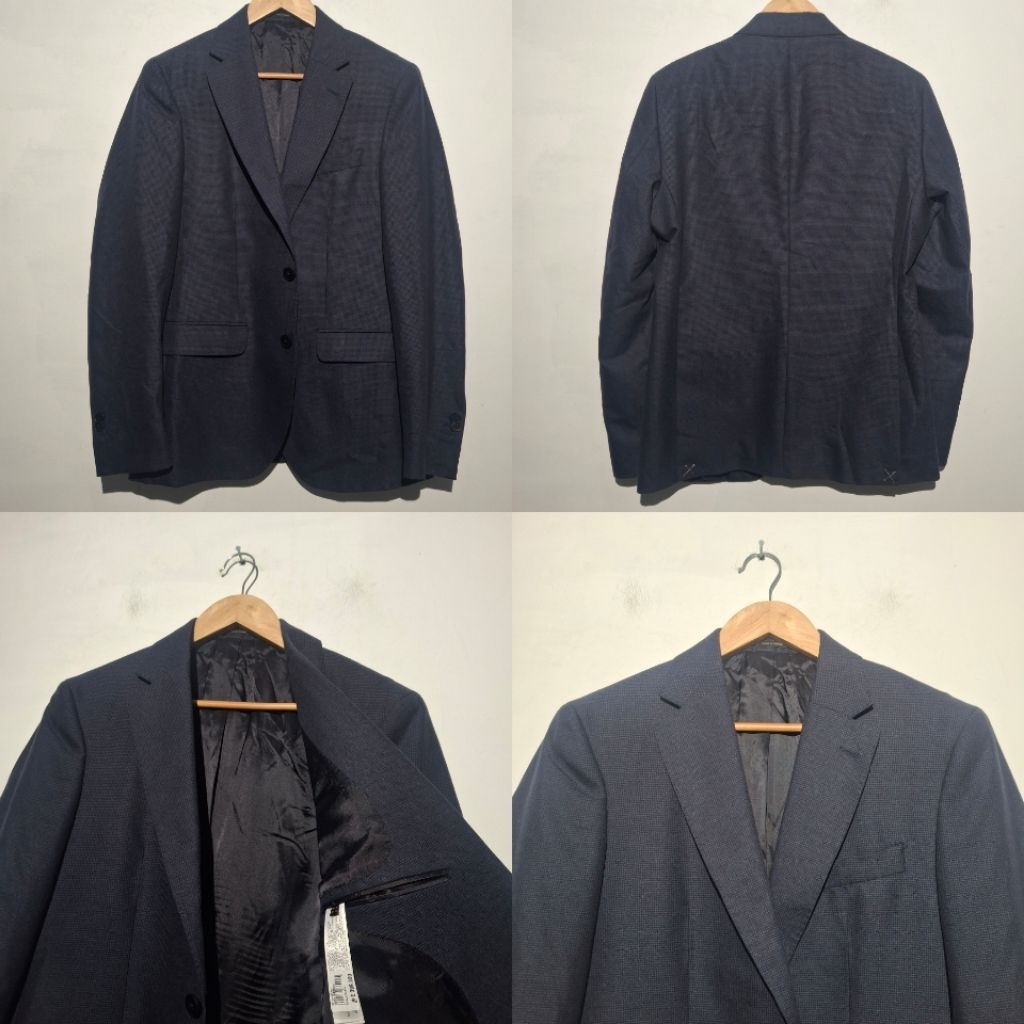 MASSIMO DUTTI BLAZER BLACK BARU ASLI ORIGINAL