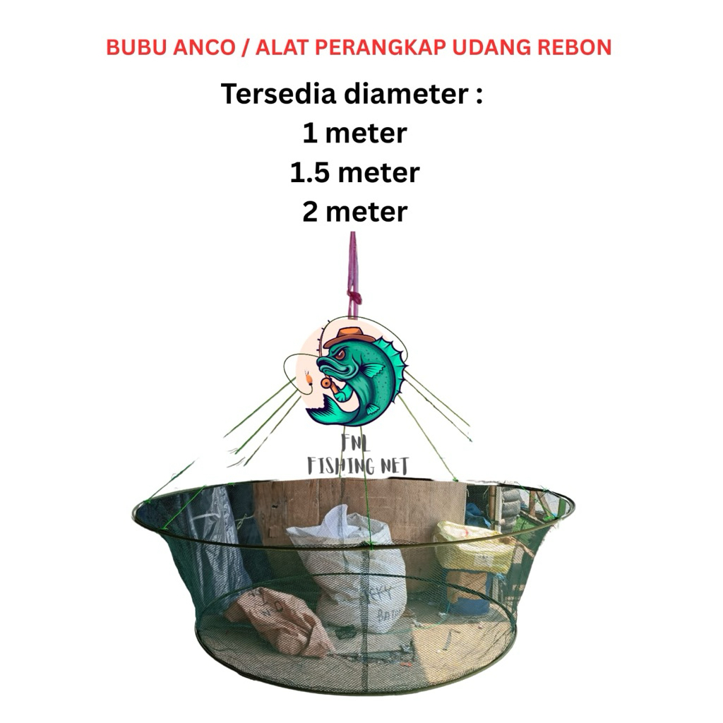 bubu anco // alat perangkap udang rebon