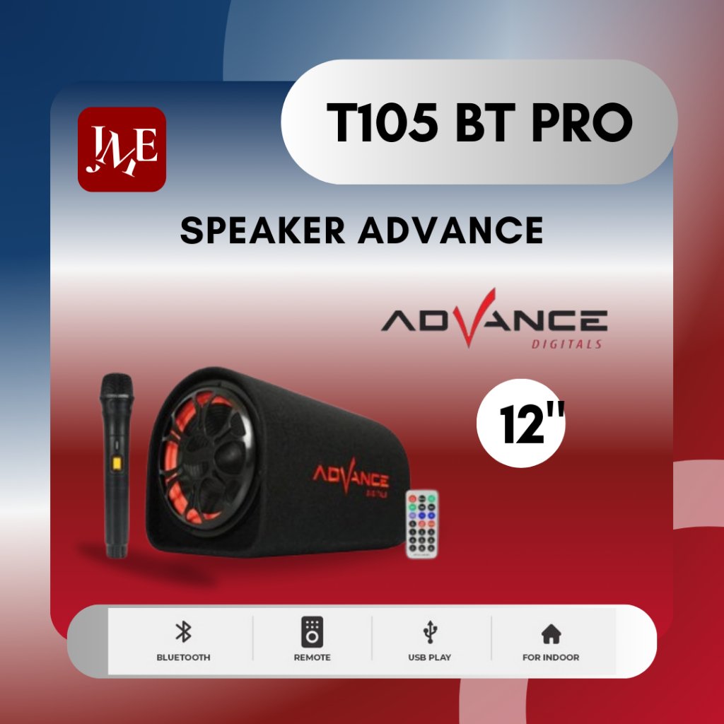 Advance T-105 BT PRO Speaker 12" Inch