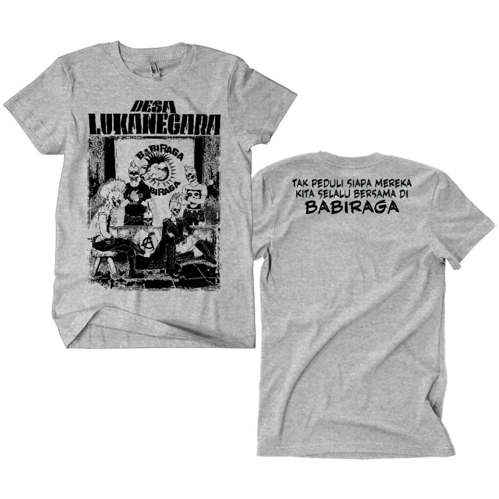 Kaos Band Punk Desa Lukanegara - Babiraga misty