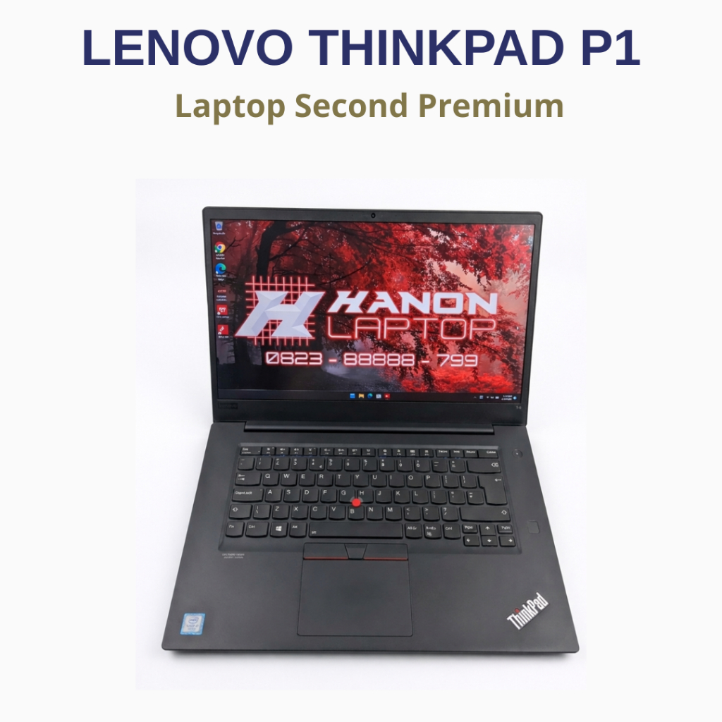 Lenovo Thinkpad P1 Gen2 Workstation [15.6Inch 4K UHD | i9-9880H | Nvidia T2000 | 32GB | 512GB]