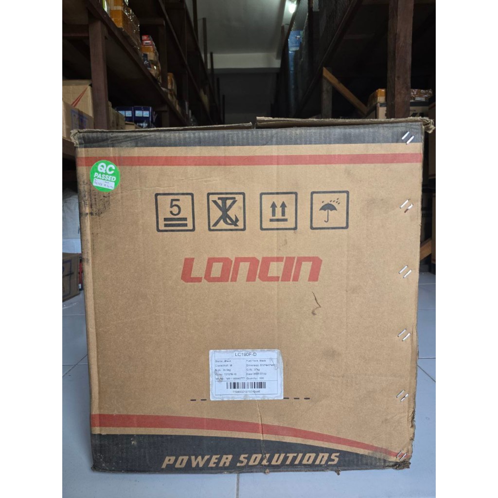 LONCIN MESIN PENGGERAK SERBAGUNA BENSIN 14 HP 420CC - LONCIN LC 190 F-D (PUTARAN LAMBAT)