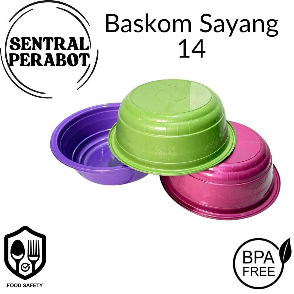 BASKOM SAYANG 14 - EMBER JUMBO UK 14 - BASKOM HAJATAN JUMBO BAHAN PLASTIK SUPER TEBAL