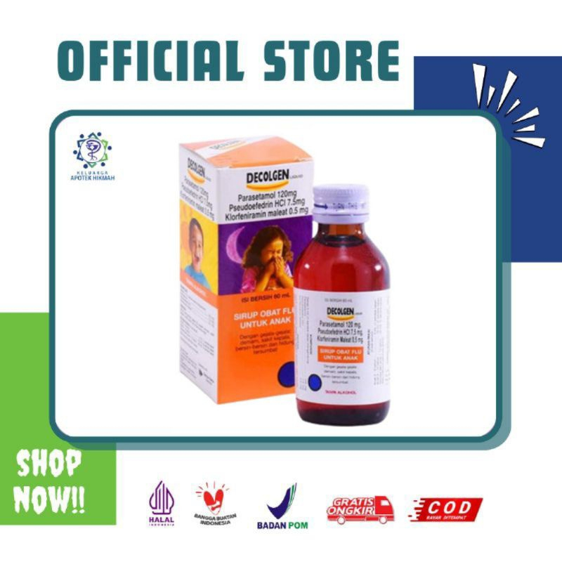 Decolgen syrup atasi batuk suplemen kesehatan