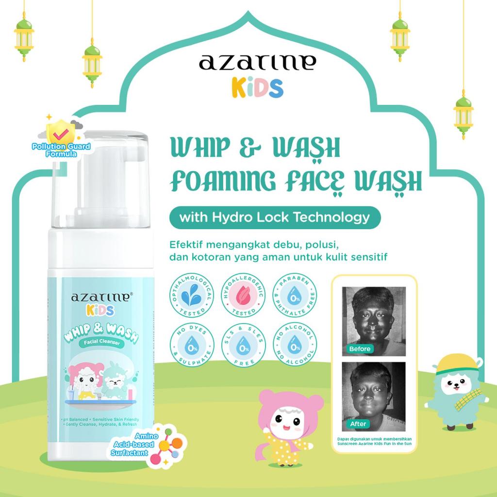 Azarine Kids Whip And Wash Foaming Face Wash [100 ml]
