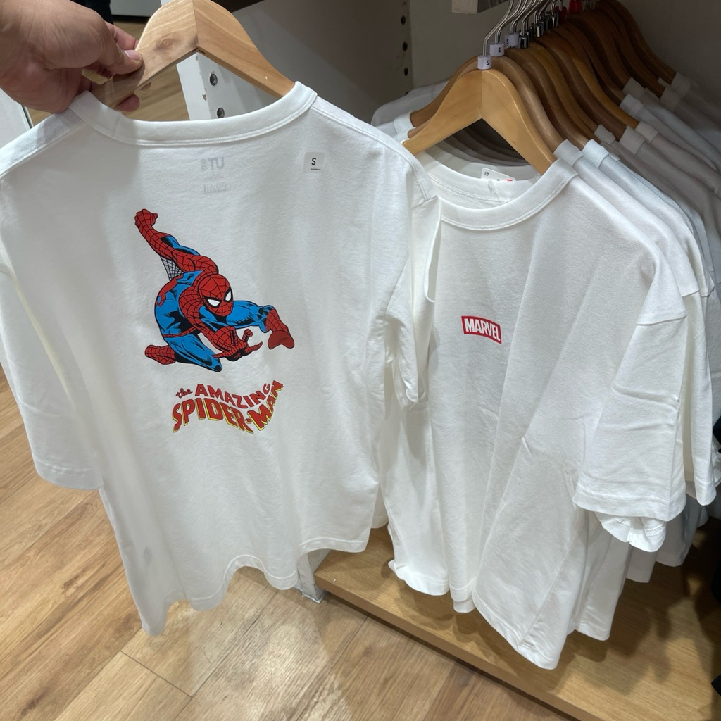 Tshirt Uniqlo Man MFA SPIDERMAN 00 white