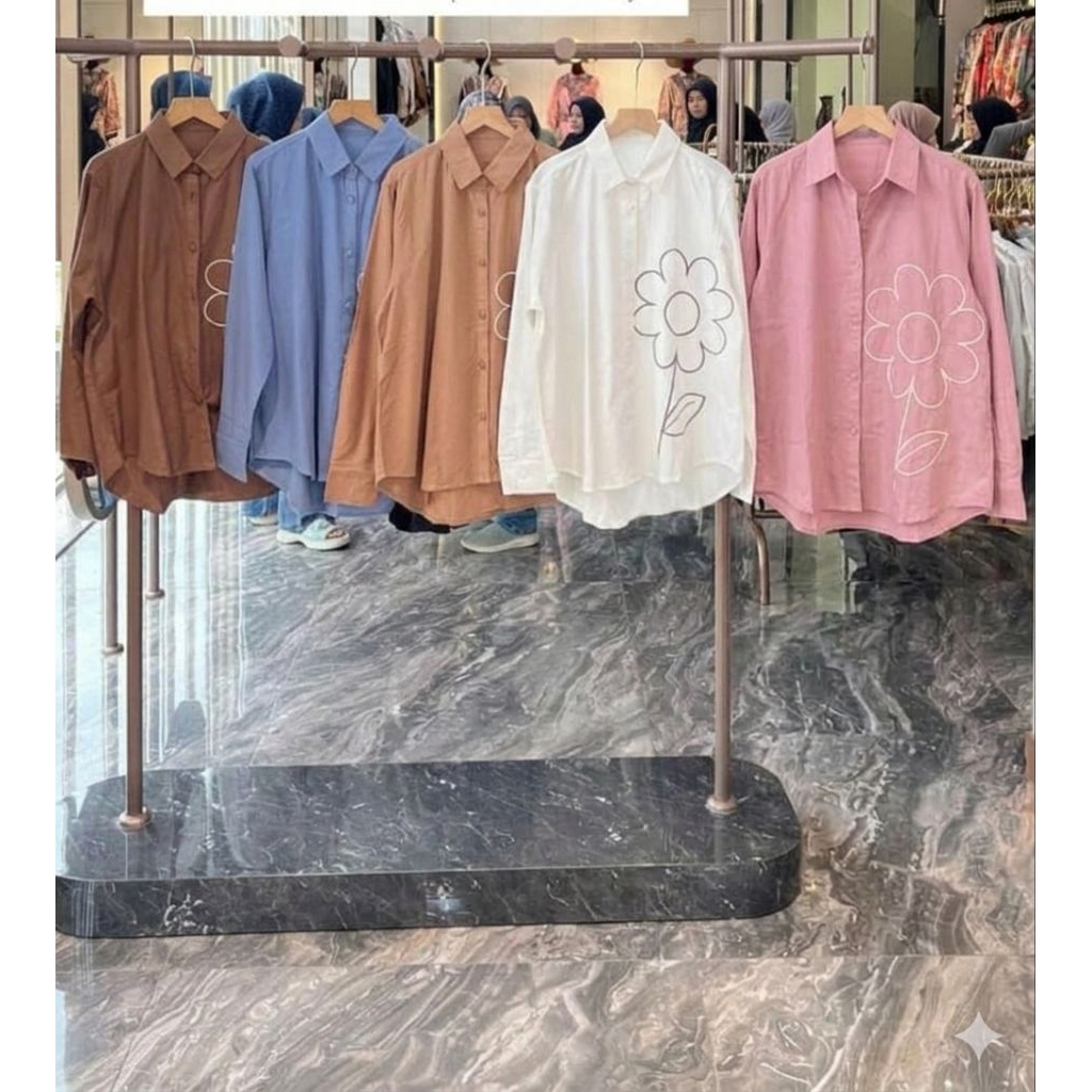 Arasy .Co - Khusus Daerah Batam Kemeja Polos Bahan Adem | Kemeja Kekinian By Bellacus