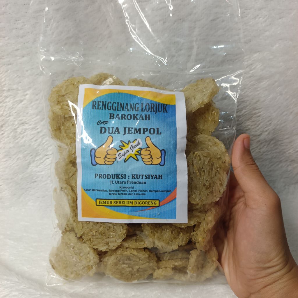 Rengginang Koin Rengginang Lorjuk Isi 500gr Khas Madura