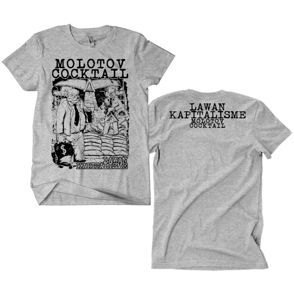 Kaos Band Punk Molotov Cocktail - Lawan Kapitalisme misty