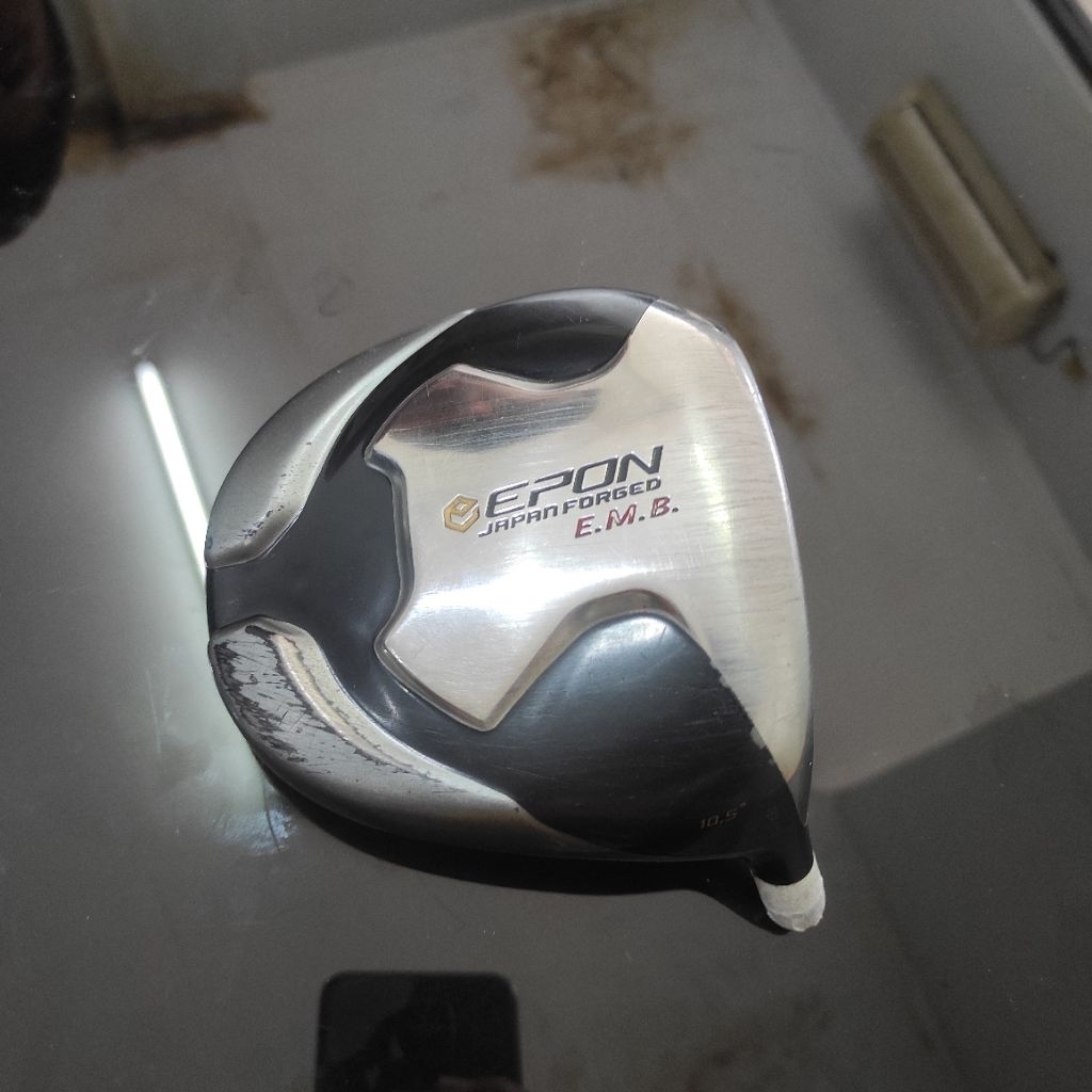 Stick Golf Driver Epon EMB Loft 10,5 Head Only EPON E.M.B. Japan Forged Normal Tidak ada Pecah atau 