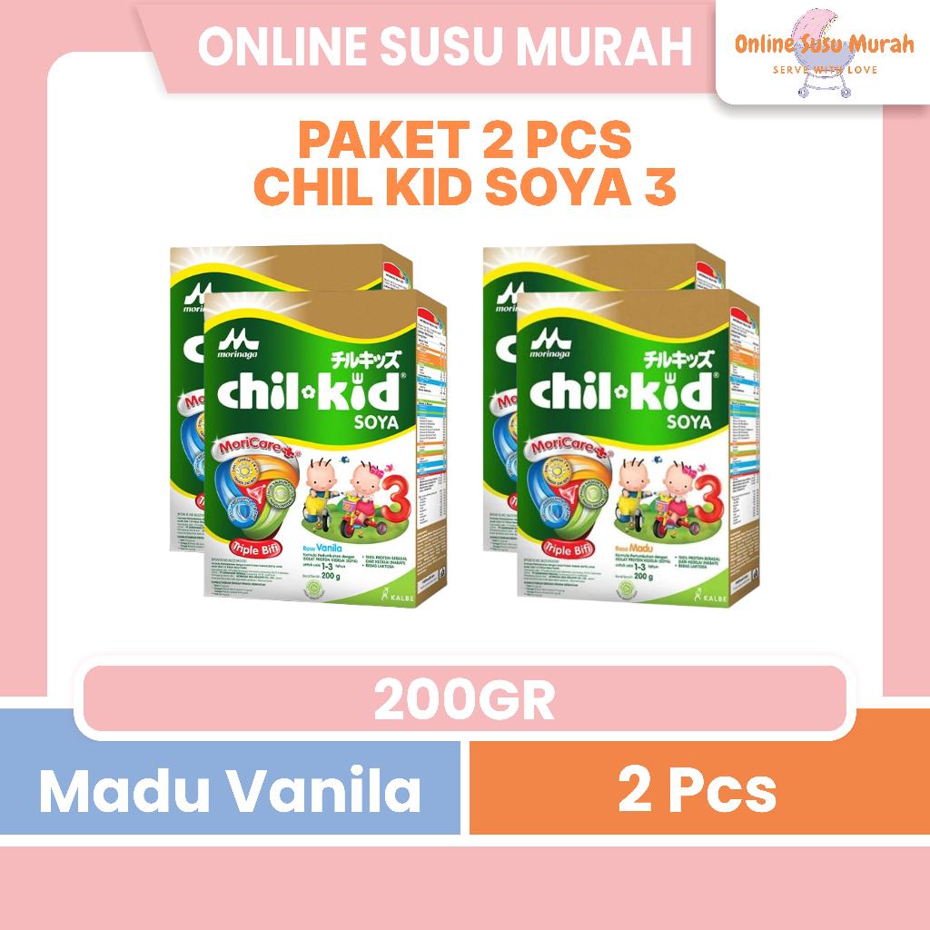 CHILKID SOYA 3 VANILA MADU 200GR PAKET 2 KOTAK CHILKID SSKD