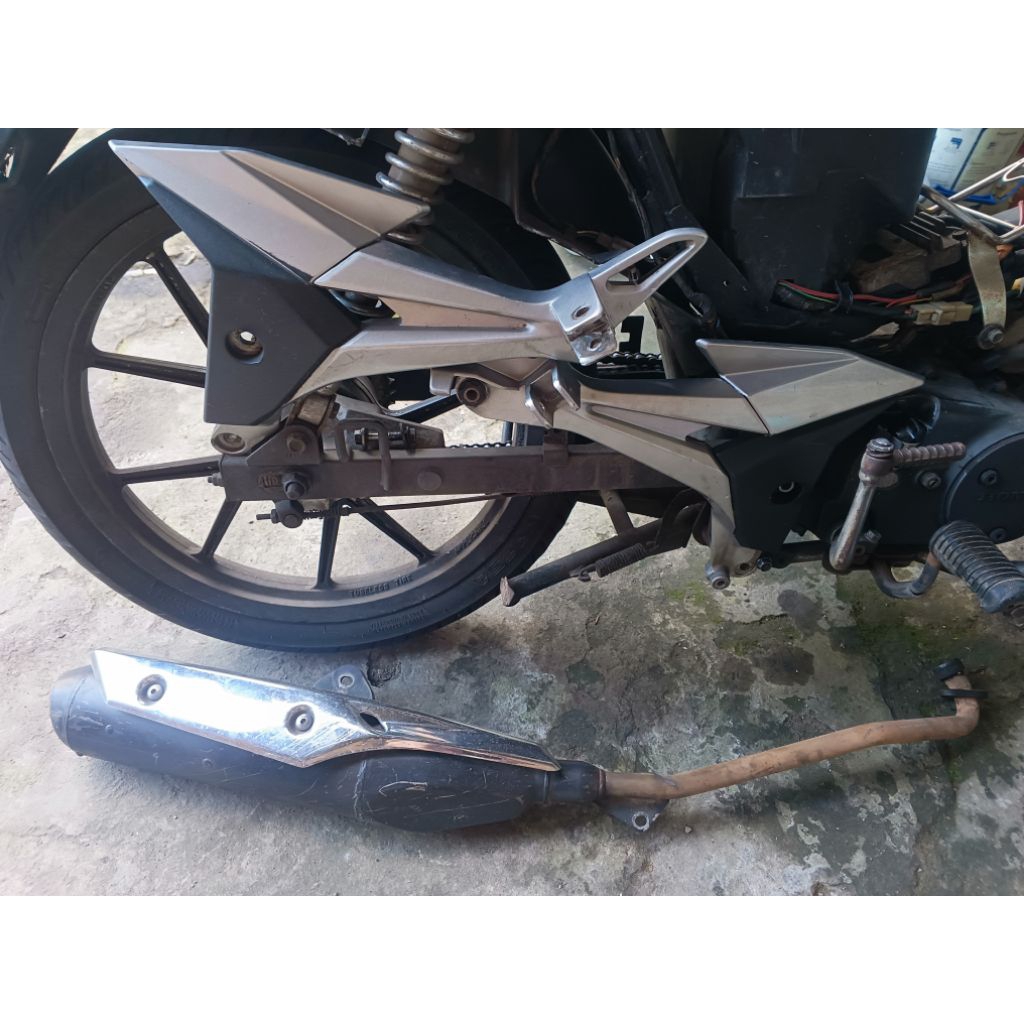 Knalpot Supra Fi Set Postep Supra Fi