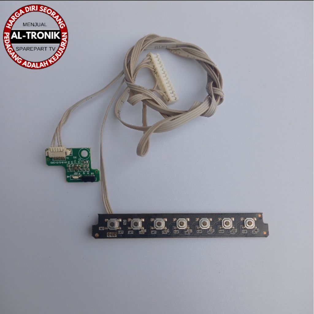 SENSOR DAN TOMBOL TV LED SANYO 32 INCH MODEL LE32S7000T MODUL IR RECEIVER MANUAL LE 32S7000T 32S7000