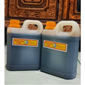 New Kecap Asin Cap Bulan Spesial Asli Palembang Atom Tutup Biru 620 ml