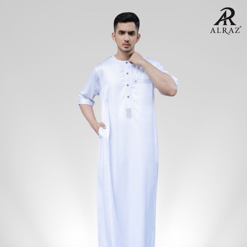 ALRAZ Thobe Korea Lengan Pendek Utsman 078