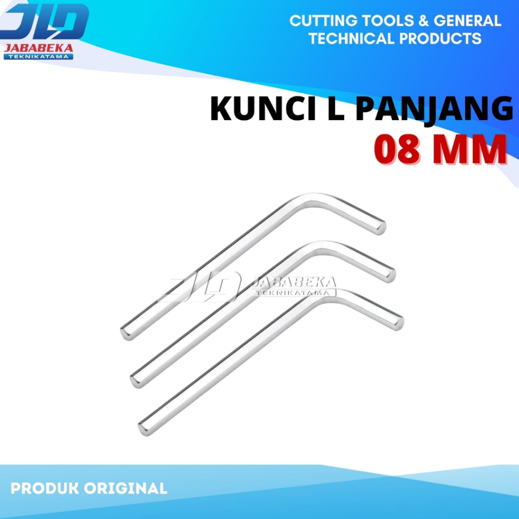 TEKIRO KUNCI L PANJANG 08 MM / KUNCI L PANJANG / TOOLS TEKIRO ORIGINAL
