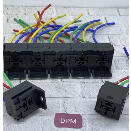 Soket Rumah Relay Gandeng HELLA BOSCH 4 Kaki/4 Pin