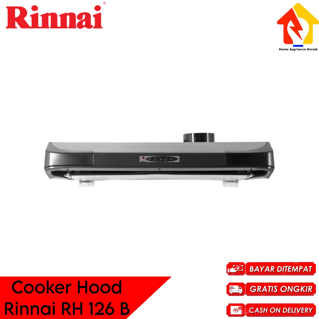 Rinnai Cooker Hood RH -126B / Penghisap Asap Rinnai RH126B