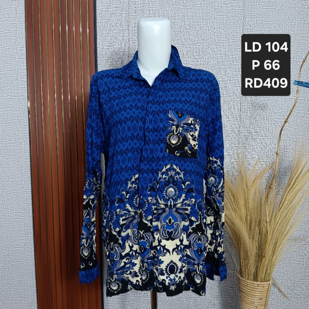 Preloved Batik Wanita Atasan Tradisional