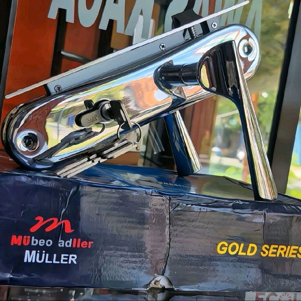 Muller Kunci Pintu Rumah Muller Big Size 1 Set Body Dan Tarikan Pintu Muller Gold Series