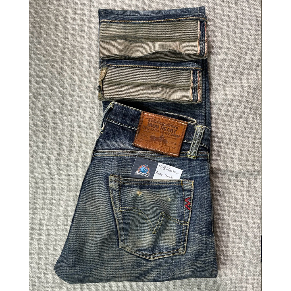IRON HEART [IH-634s] 21oz SELVEDGE DENIM JEANS not Momotaro Evisu Oni Denim