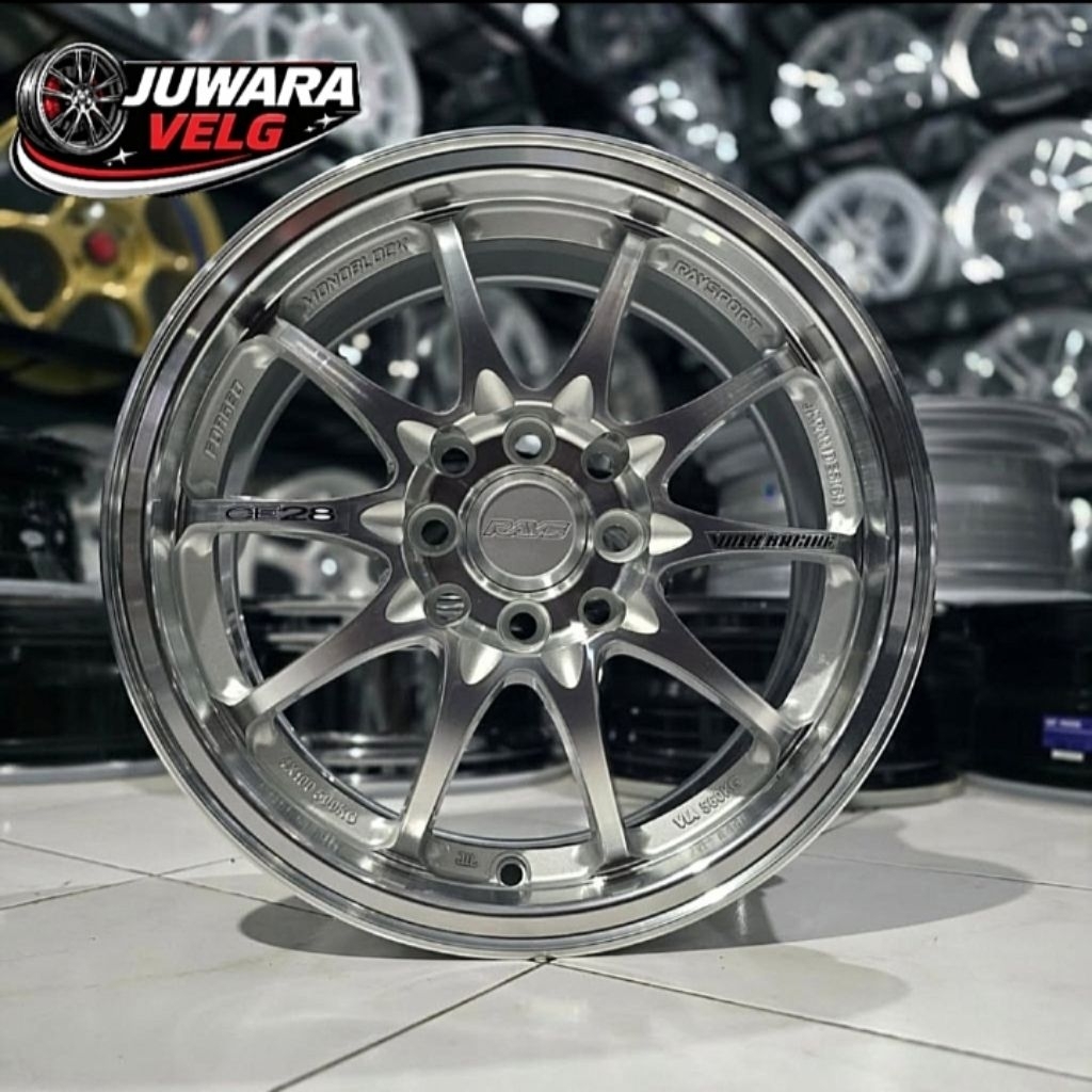 velg molbil model CE28 ring 15 cocok untuk mobil Avanza calya sedan baleno
