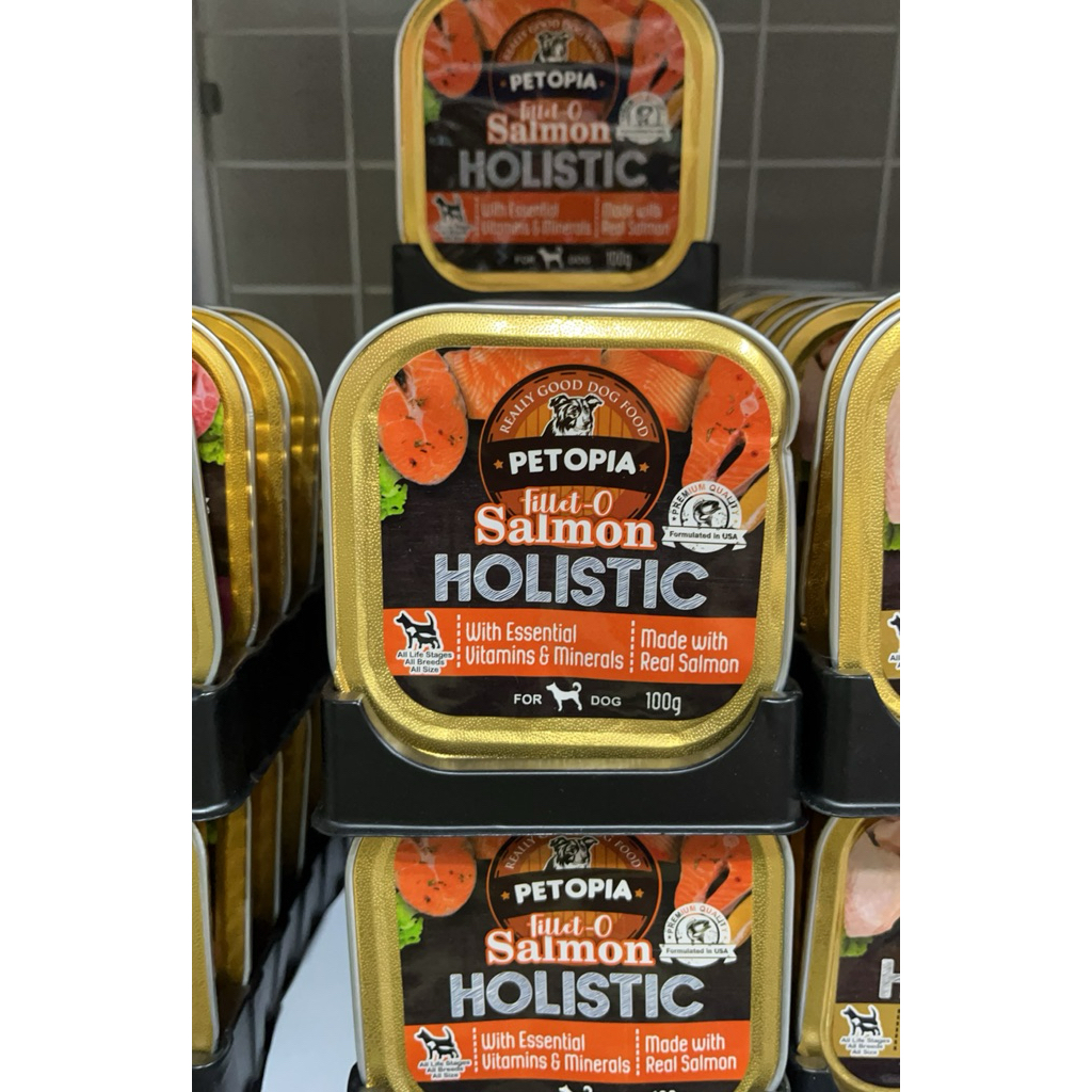 petopia fillet-o salmon holistic 100g