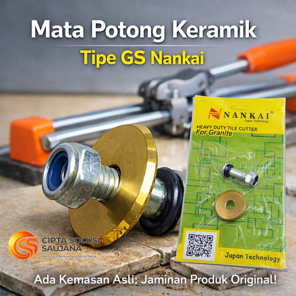 NANKAI MATA PISAU POTONG KERAMIK GRANIT DORONG SORONG MANUAL TIPE GS ALAT POTONG TEKEL TILE CUTTER