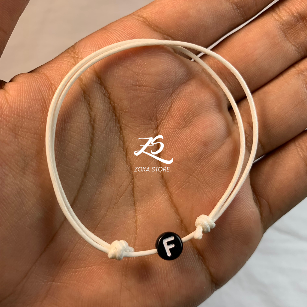 Gelang Aesthetic Huruf - Gelang Couple Pria Wanita