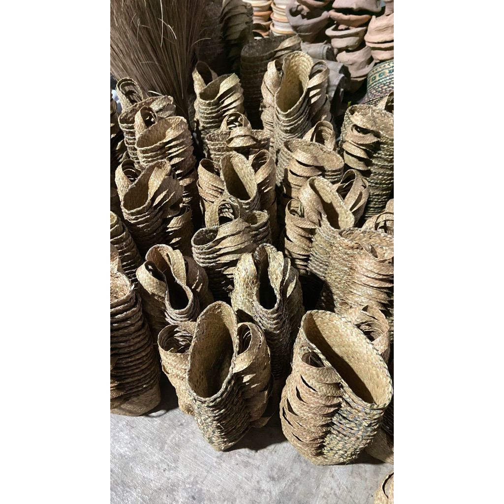 bakul purun size XL | tas serbaguna handmade kalimantan