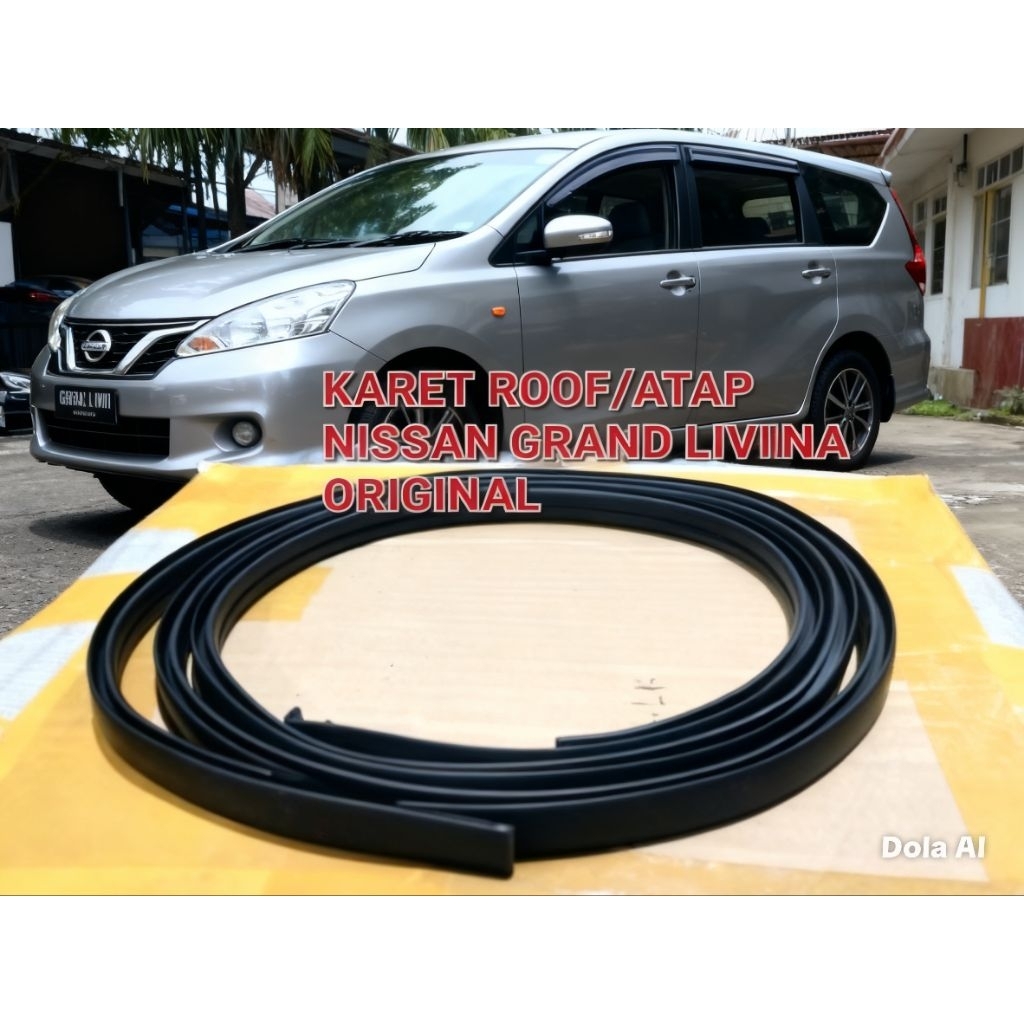 KARET ROOF/LIST MOULDING/KARET ATAP GRAND LIVINA ORIGINAL