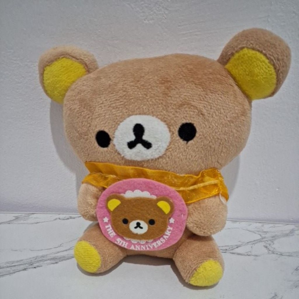 gantungan kunci boneka rilakkuma