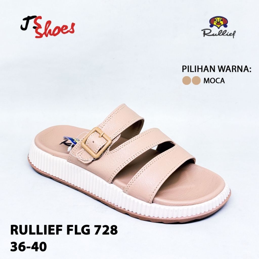 RULLIEF FLG 728 - SANDAL SLOP CASUAL WANITA DEWASA MERK RULLIEF ORIGINAL