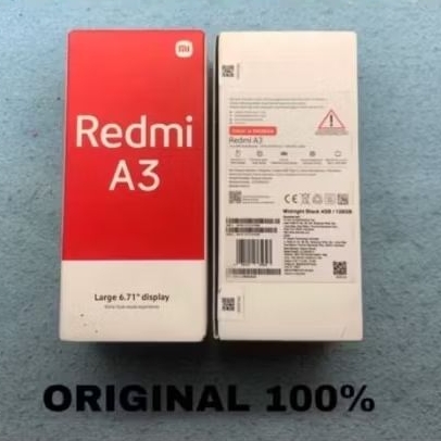 Hp Redmi A3 Ram 4/128 GB Original/Resmi Fullset