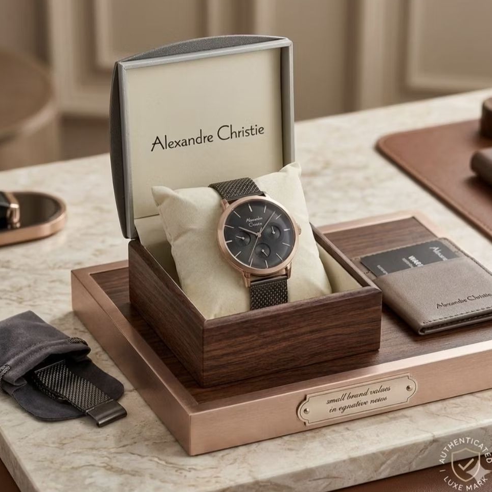 Alexandre Christie 6570MF Cronograph Active / Rantai pasir hitam