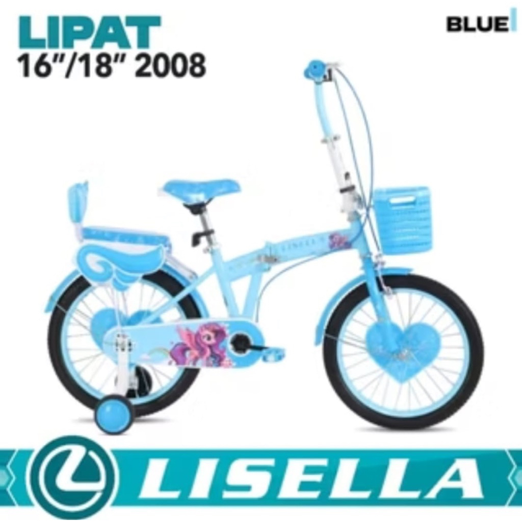 Sepeda anak 18” sepeda lipat sepeda mini Lisella 2008