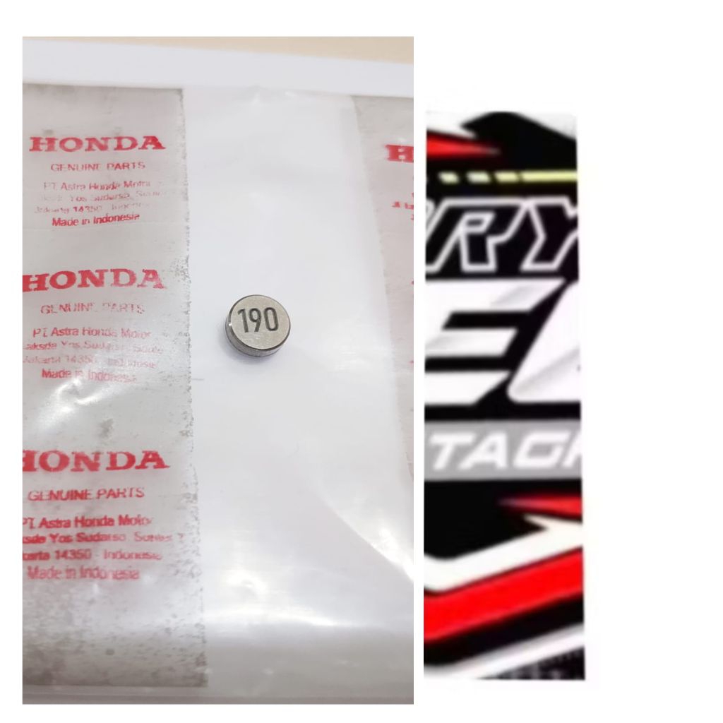 SIM klep Honda CBR 150 Sonic 150 ukuran 190