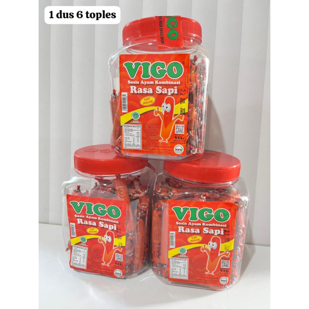 Sosis Sapi Bakar Vigo toples
