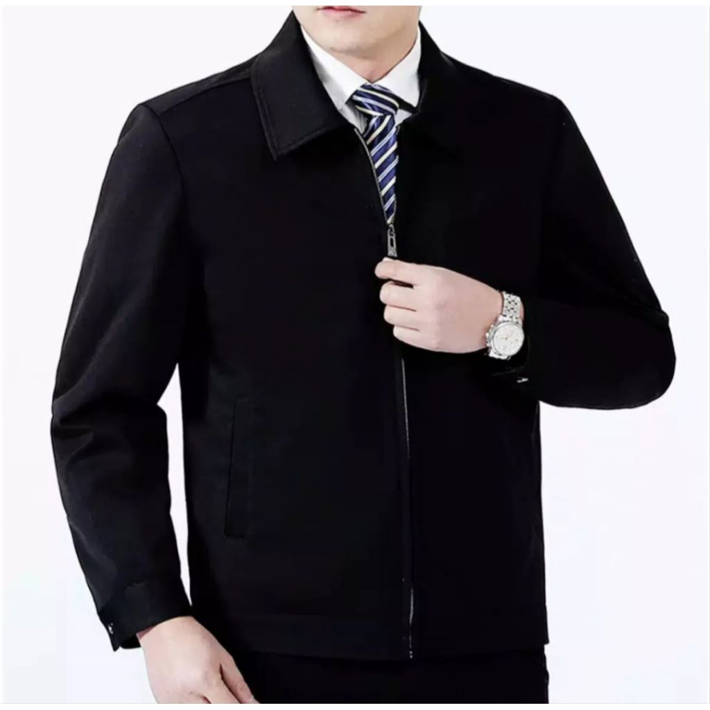 JAKET FORMAL SEMI JAS/JAKET HITAM SEMI JAS