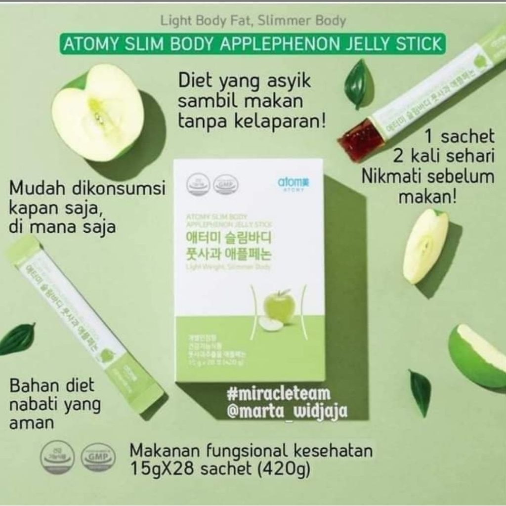 atomy applephenon slimming jelly korea