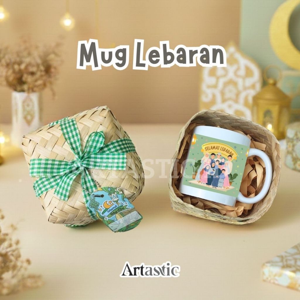 Mug Lebaran | Hampers Mug Lebaran | Mug Idul Fitri | Hampers Mug Idul Fitri Hampers Lebaran Premium