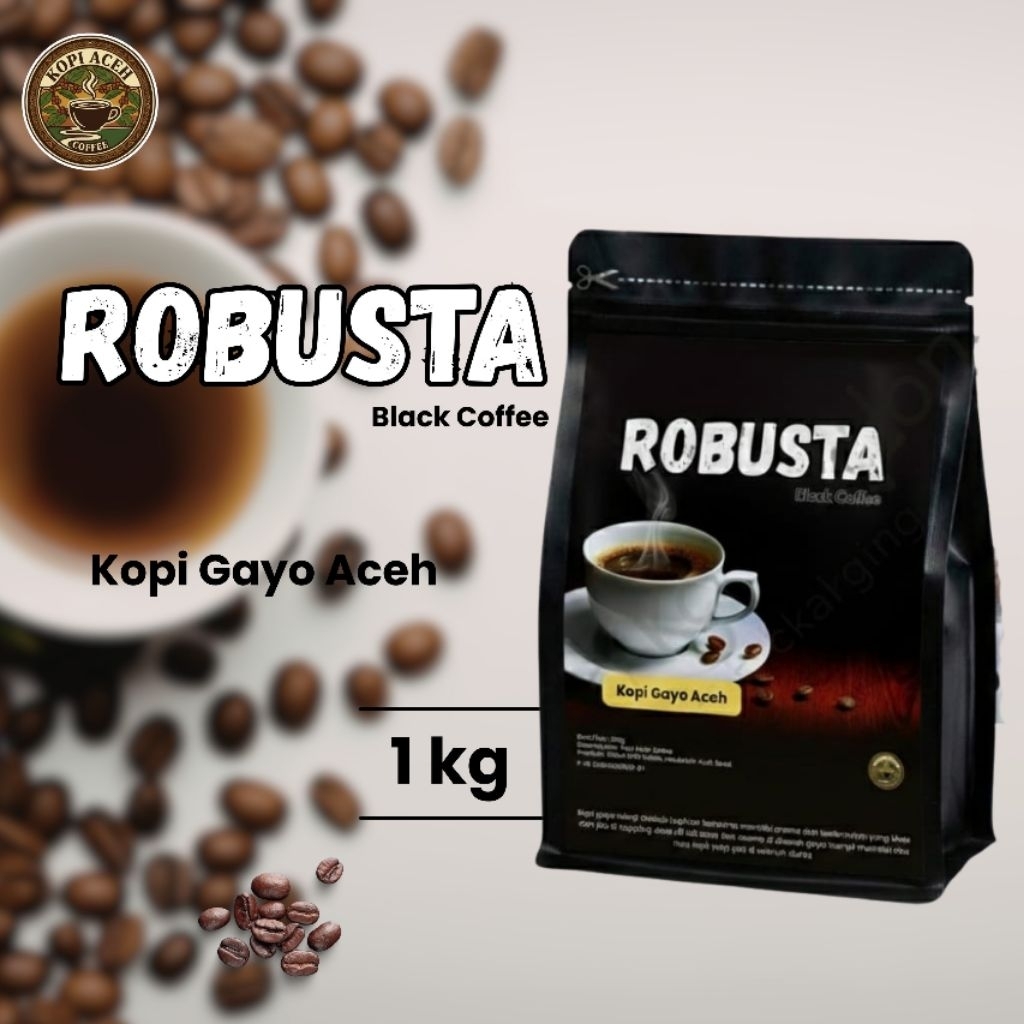 kopi robusta gayo aceh kopi bubuk halus 1kg/kopi aceh/kopi gayo/kopi robusta/kopi bubuk/gayo wine
