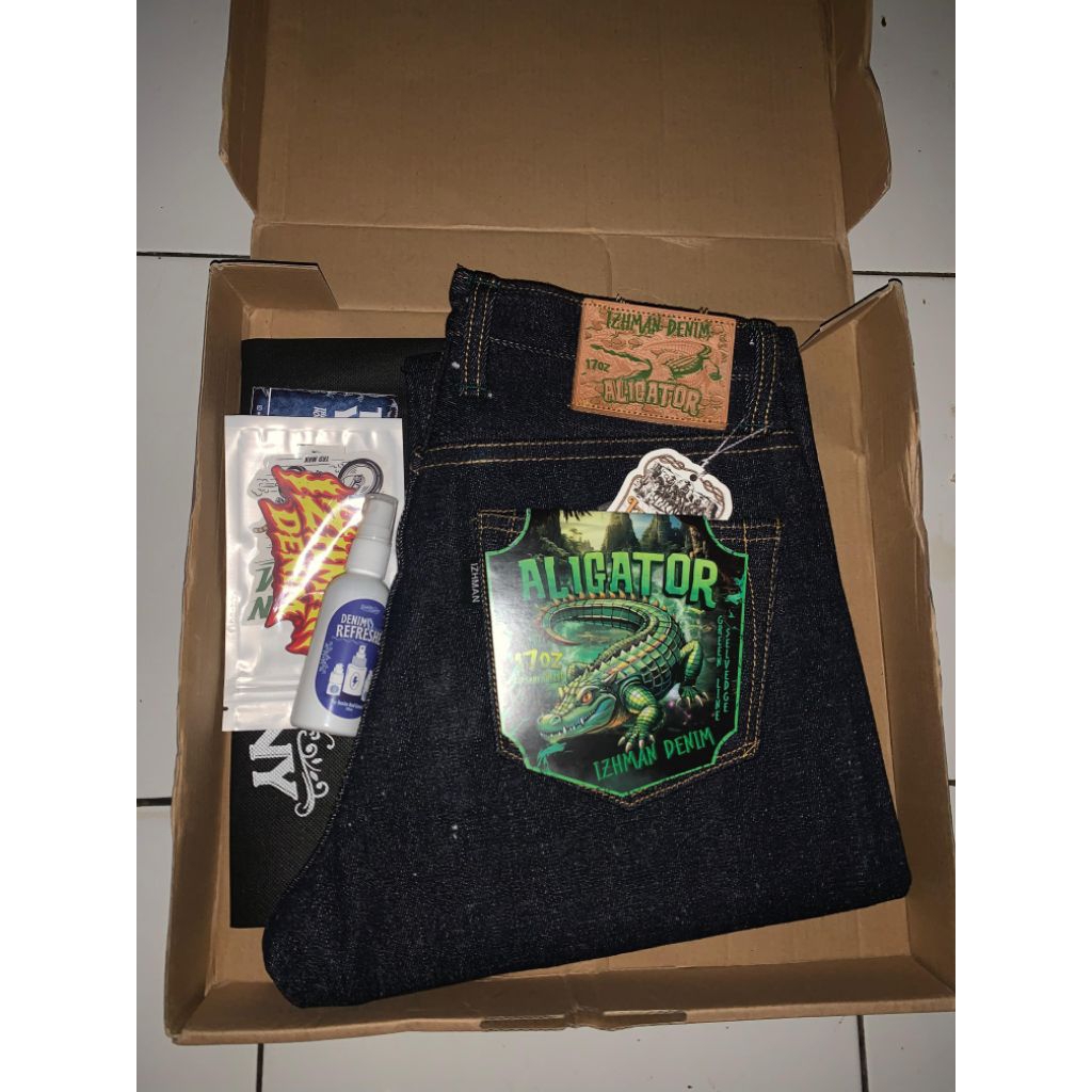 IZHMAN DENIM ALIGATOR-17OZ SIZE28