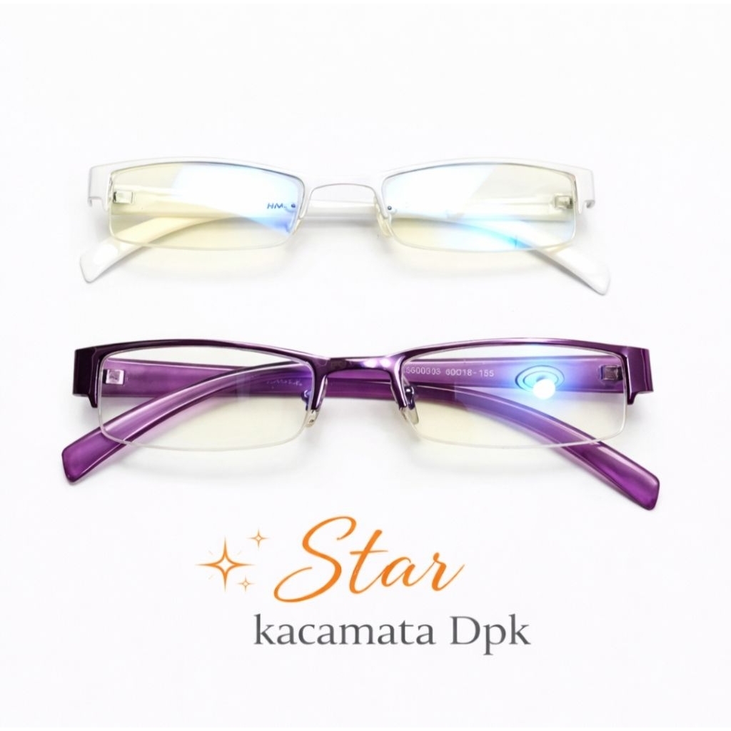 kacamata anti radiasi model kaca gantung kotak