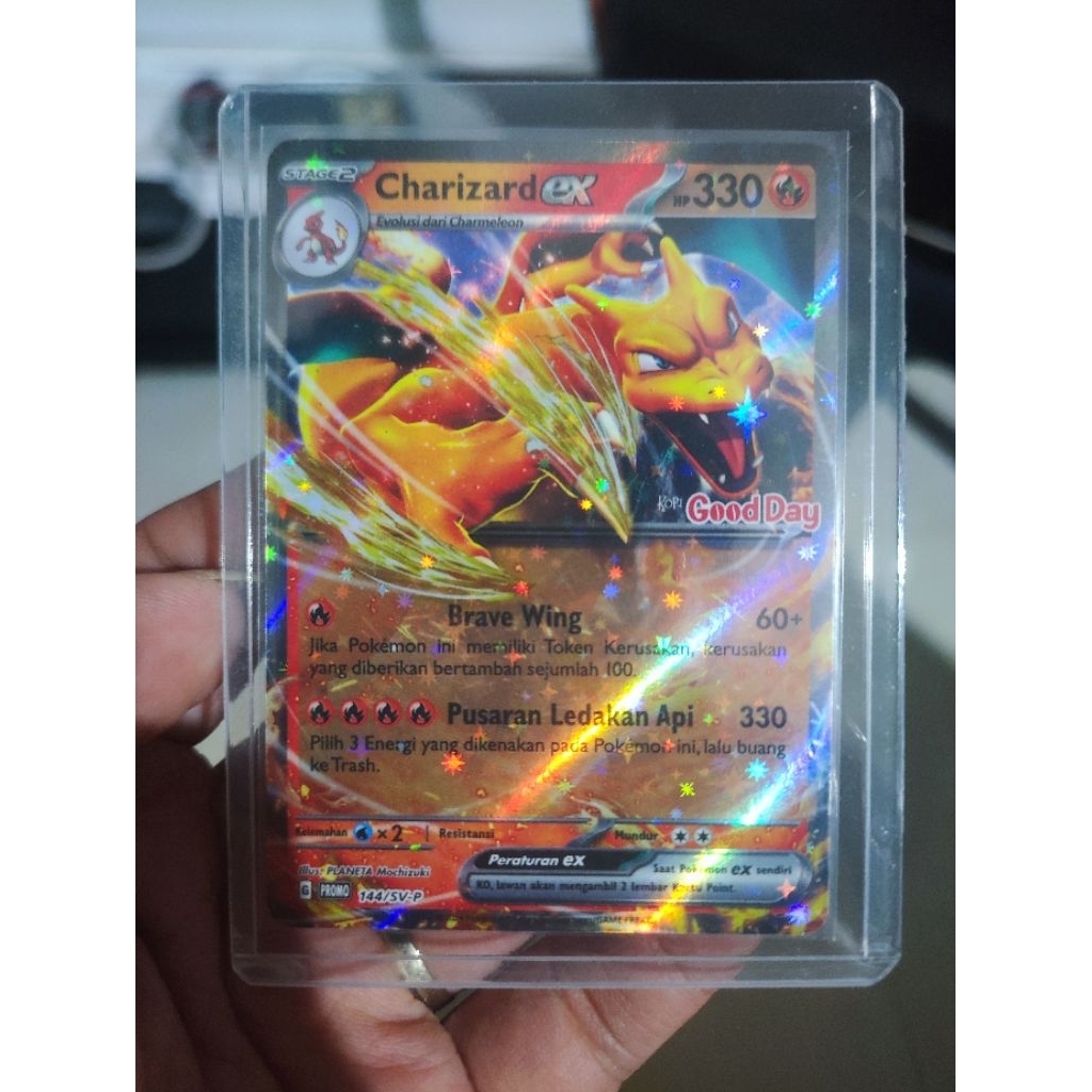 Pokemon Charizard Ex Good Day Promo Card