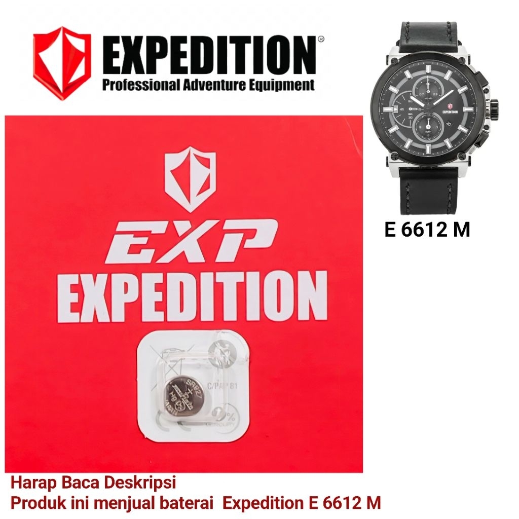 Baterai Jam Tangan Expedition E 6612 M
