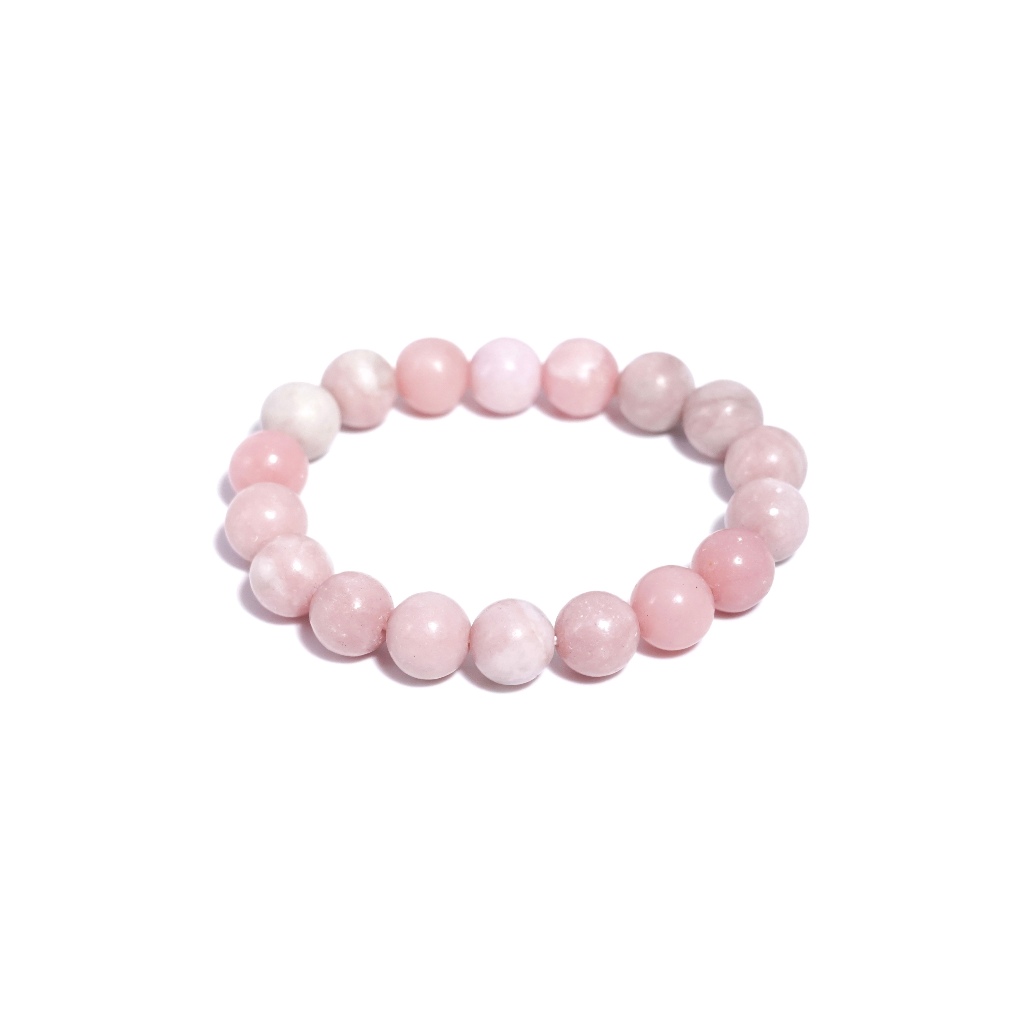 Gelang Batu Opal Dark Pink Round
