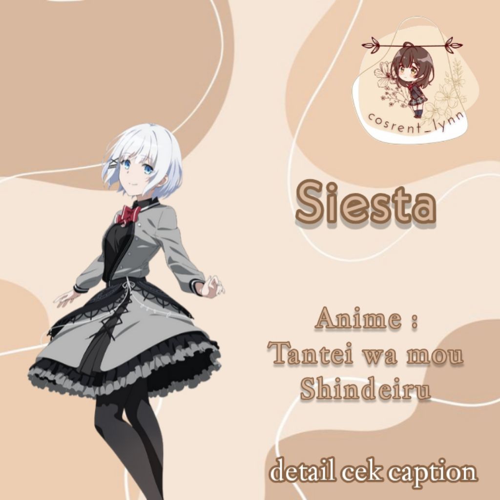 JUAL KOSTUM ANIME SIESTA MURAH